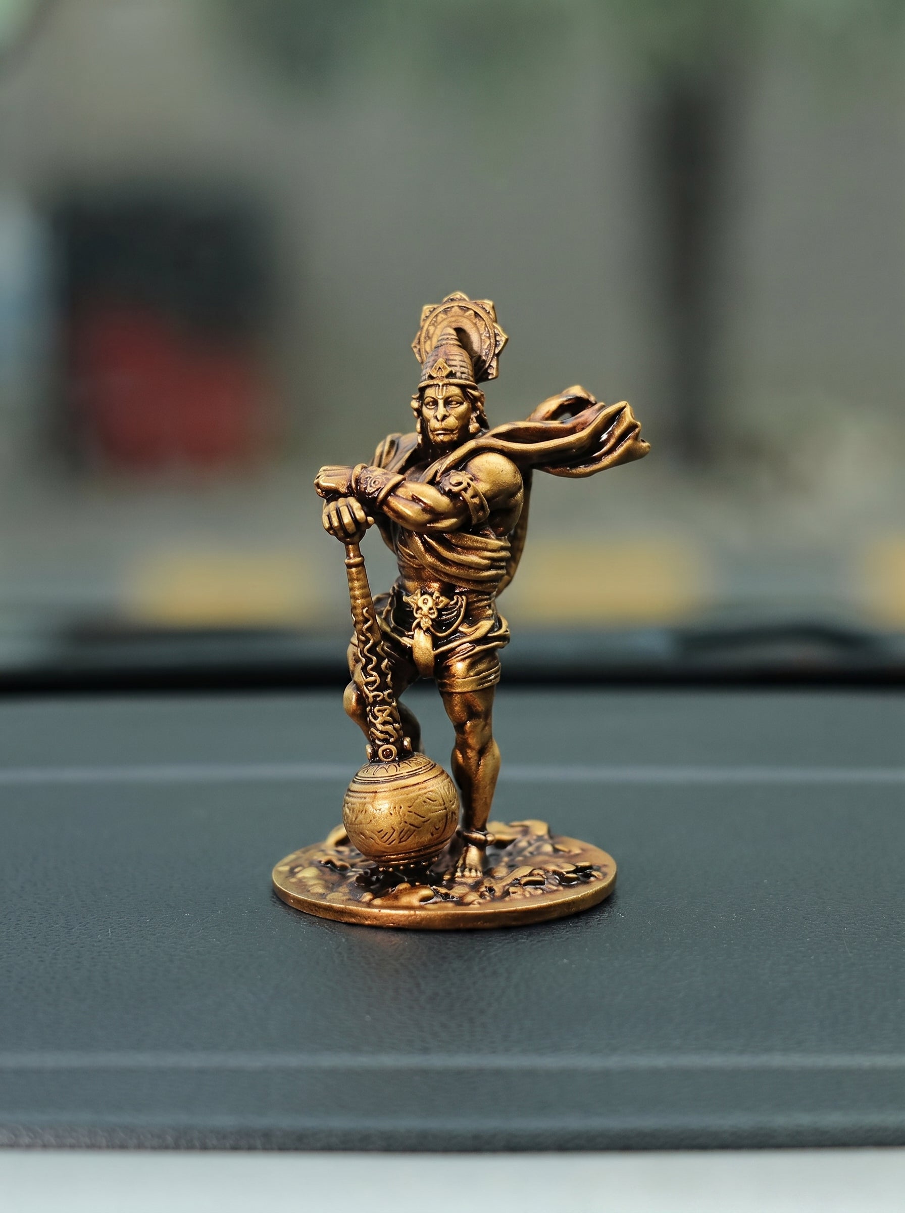 Lord Hanuman Idol | Spiritual Decor Statue for Home & Car Dashboard