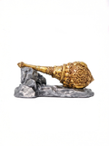 Premium Golden Gada Showpiece – Luxury Decorative Mace Sculpture